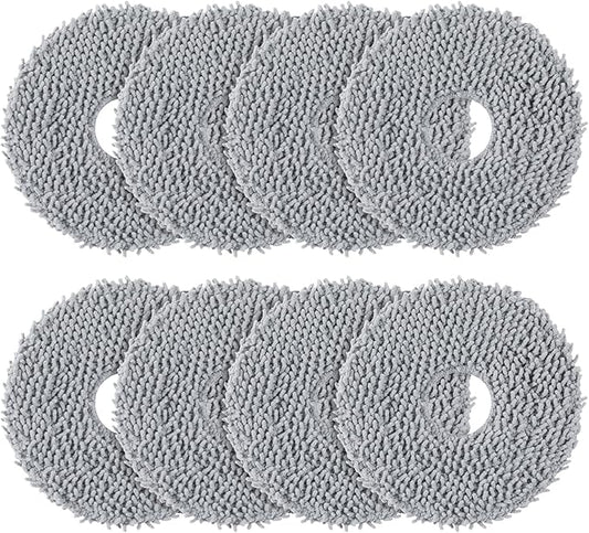 8 Pack Mop Pads for Qrevo QV 35A/ S5V/ Saros 10R/ CurvX/Edge S5A/ QV 35S/ Saros Z70/ Curv S5X/ Qrevo Slim/Qrevo MaxV/Qrevo Edge/Qrevo Curv/Qrevo S/Qrevo Pro/Qrevo Master Mop Cloth Replacement Parts