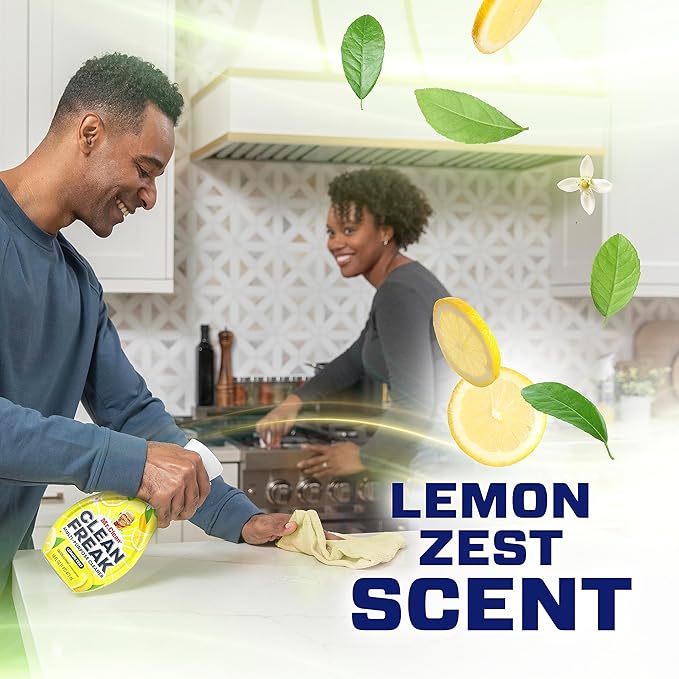 Mr. Clean, Deep Cleaning Mist Multi-Surface Spray, Lemon Zest Scent Starter Kit, , 16 Fl Ounce (Pack of 1)
