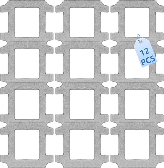 Cleaning Rag for ECOVACS WINBOT W2S/ W2S Omni Window Cleaning Robot, Washable and Reusable W2S Mop Pad Accessories 12 Pcs
