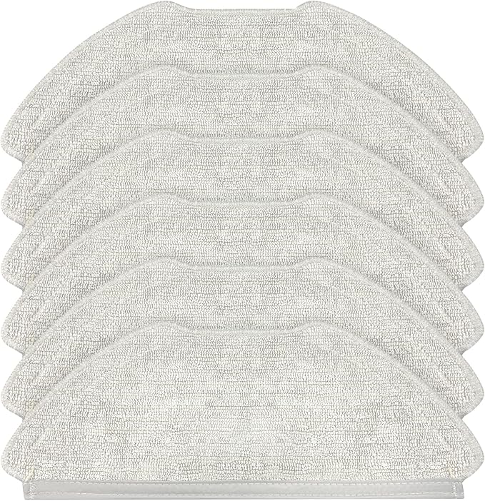 6 PCS Mop Cloth Pads for AIRROBO T20 Robot Vacuum Cleaner Accessories, Vacuum Cleaner Robot Vacuum Cleaner Replacement Parts