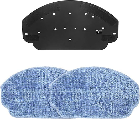Mop Pads Replacement Holder Set for MAMNV BR150/BR151, for ZCWA BR150/BR151, for ONSON BR150/BR151, for GTTVO BR150/BR151, for MANVINS G20 Robot Vacuum Cleaner