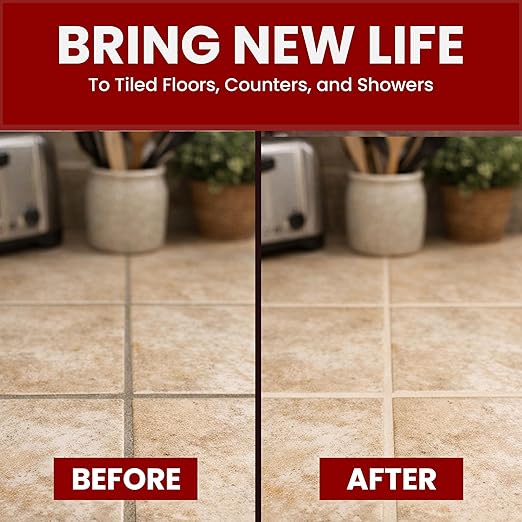 MODERN STONE TECHNOLOGIES® Color Sealer – Matches MAPEI® Grout Colors- Restores/Changes & Stainproofs Grout Color | Water-Based, Non-Toxic, Easy to Use | for Ceramic Tiles | #3 Avalanche