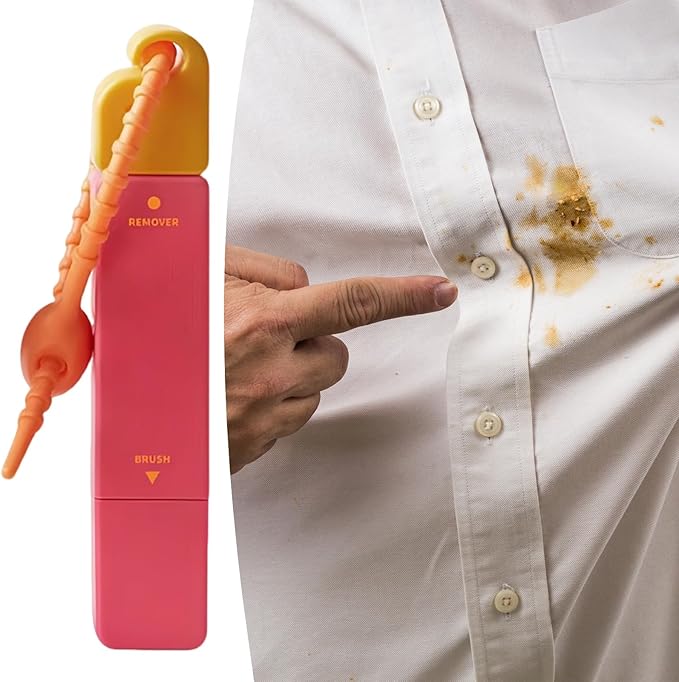 Stain Remover Pen For Clothing, 12 Ml Portable Double-Ended Stain Bleaching Pen, Instant Clothes Spot Cleaner Stick With Lanyard, For Home Outdoor & Travel