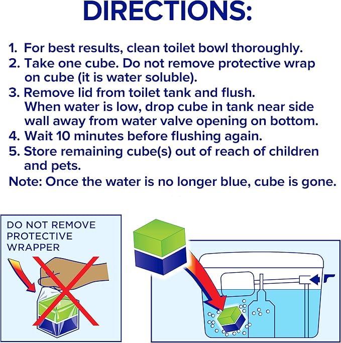 Soft Scrub In-Tank Toilet Cleaner Duo-Cubes, Alpine Fresh, 2 Count