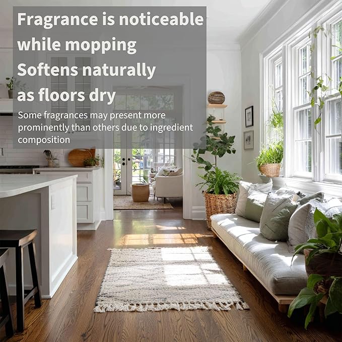 Lapew Barefoot Garden Scented Mop Soap - Luxury Floor Cleaner Concentrate for Mopping Tile, Laminate, Vinyl & Hardwood | Streak-Free, Low-Foam | 36 oz