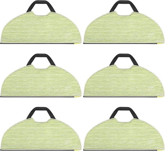 JORAIR AV2610WA RV2610WA Vacuum Mop Replacement Pads Compatible with Shark RV2610WA AV2610WA RV2620WD RV2410WD AI Ultra 2- in-1 Robot Vacuum, Washable Reusable Microfiber Soft Pads, 6 Pack