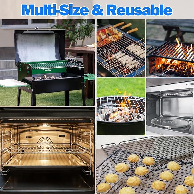 Oven Rack Cleaner Bags, Washing Degreaser Set, Soaking Oven Rack Cleaner with Material, Kitchen Cleaning Accessory for Stove Grilling Microwave, Toaster Cooking Baking Barbecue Roasting Camping