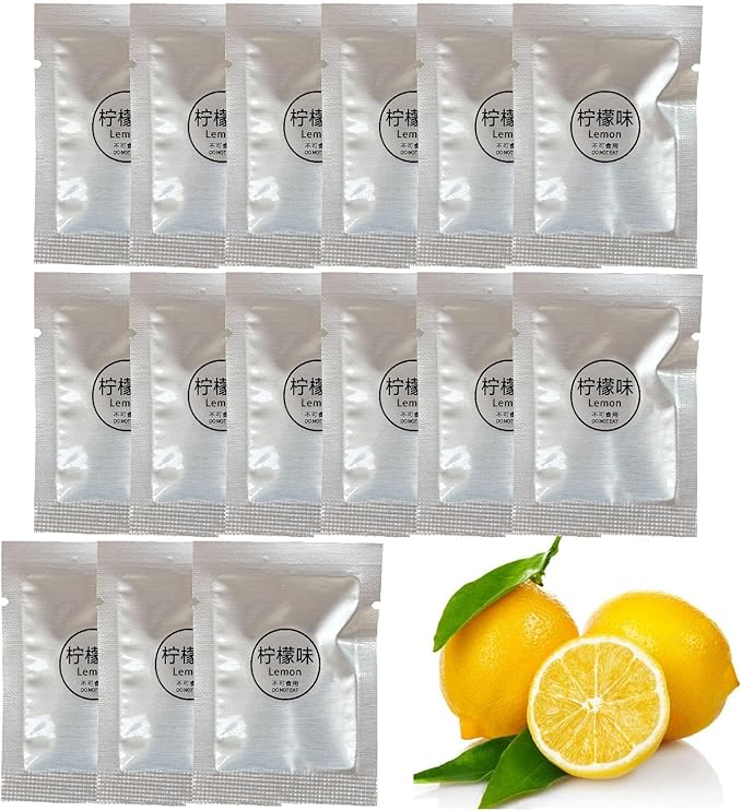 15 Pack Car Air Vent Clip Freshener Refills Solid Fragrance Replacement Pads, Long Lasting Air Freshener for Car Accessories for Women Men (Lemon)