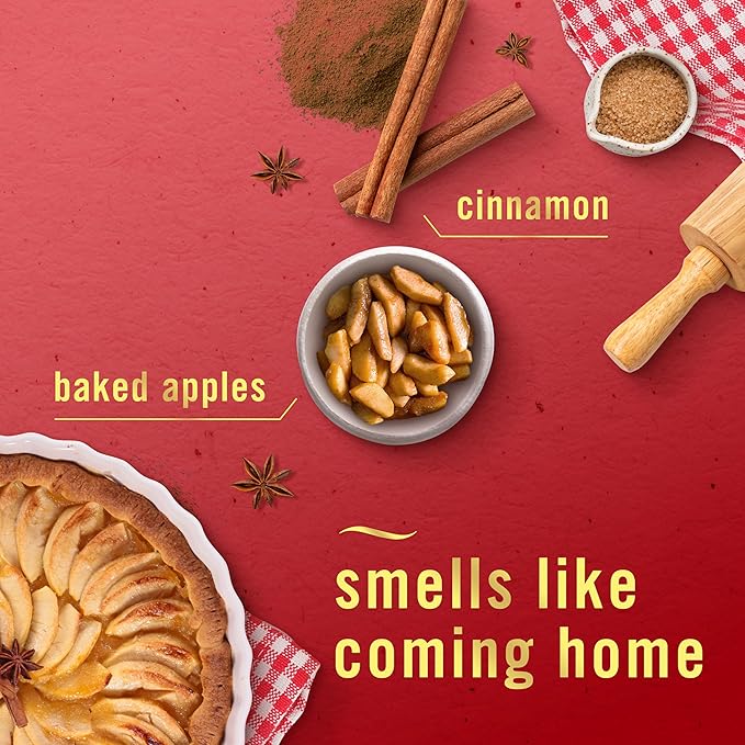 Febreze Air Mist Air Freshener Spray, Odor-Fighting Room Spray, Air Fresheners for Home and Bathroom and Kitchen, Aerosol Can, Baked Cinnamon Apples Scent, 8.8oz, 2 Count