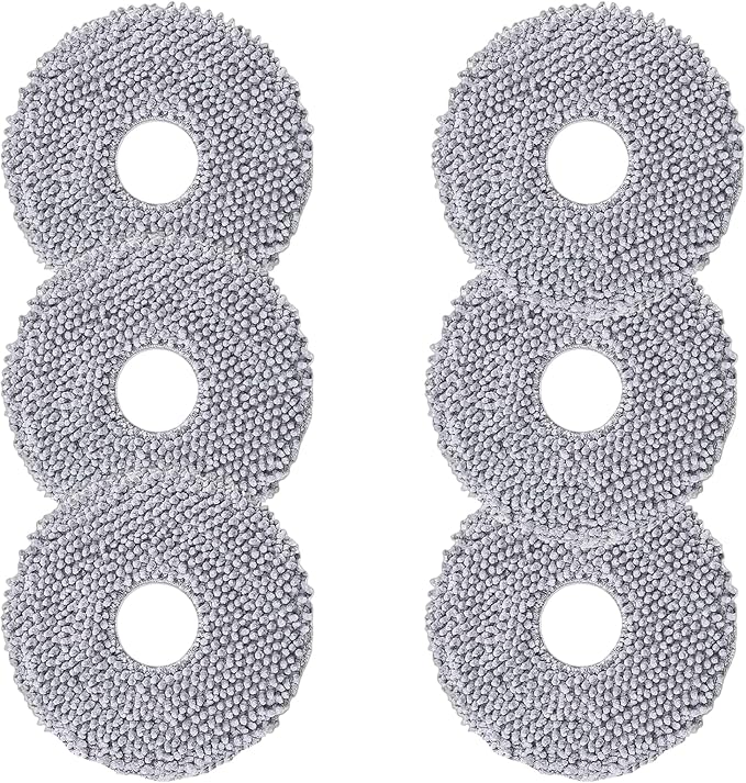 Replacement Mop Pads Compatible with iRobot Roomba Plus 405 505 Combo Robot VacuumRobot Vacuum 6 Mop Cloth