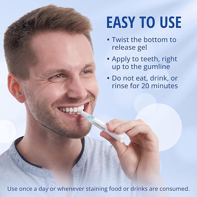Power Swabs Stain-Out Quick Stick On-The-Go | No Sensitivity - Effective Teeth Stain Remover | Gentle Formula | Travel Friendly, Beautiful White Smile – Good for 30 Uses