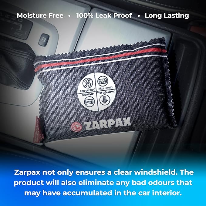 Reusable Car Dehumidifier Bag (4 Pack) Rechargeable Dehumidifier bags for Car, Trucks, and RVs - Prevent Damp & Moisture on Windscreens - Leakproof Moisture Absorber for Car and Home