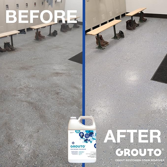 Grouto Grout Restorer & Stain Remover, Concentrate, Gallon (Each)…