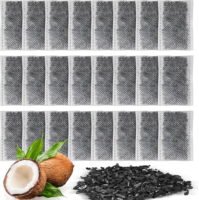 (24 Pack) Distiller Filters – Activated Charcoal Carbon Sachets for Megahome & Countertop Water Distillers