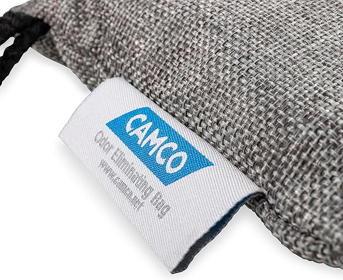 Camco 44271 Moso Bamboo Charcoal Odor Absorber Bags - Help Any Small Space Smell Fresh Without Fragrance Use - 200 Grams