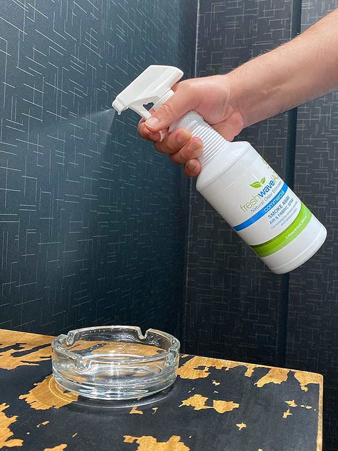 Fresh Wave IAQ Commercial Smoke Away Air & Fabric Liquid, 128 Fl. Oz. | Great for Strong Odors | Safer Natural Ingredients | Odor Eliminator for Home or Large Commercial Areas