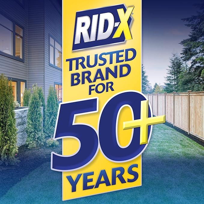 RID-X Septic Tank Treatment Platinum Liquid – 3 Month Supply - Our Best Formula with x2 More Waste Reduction