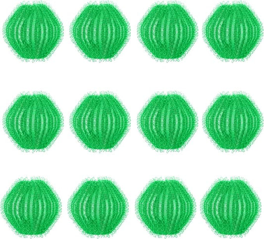 Dryer Balls Laundry Reusable, Softens Laundry Naturally Reduces Drying Time & Static Non-Toxic Washing Balls Reusable Dryer Balls for Laundry Bedding Clothes 6/9/12PCS