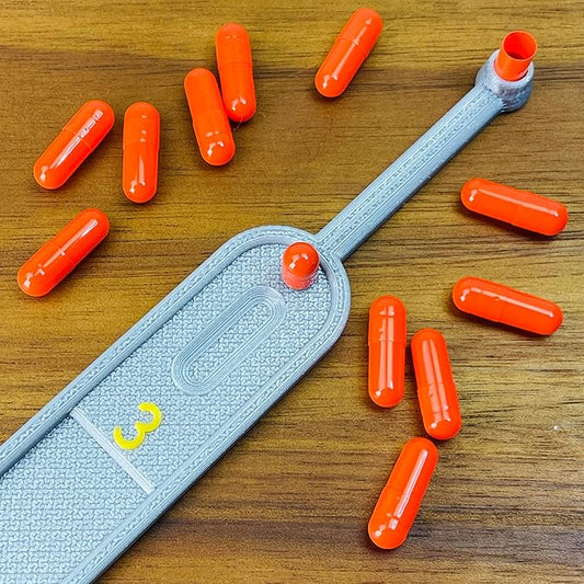 Single Capsule Scoop - Size 3 - A Tool for Weighing and Filling Capsules (Filling Kit for Empty Pill Capsules Filler, Capsules Size # 000 00 0 1 2 3 4 5 (3 Capsule Size), Various