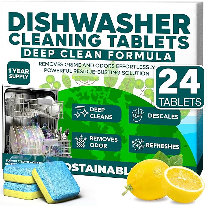 Garbage Disposal, Dishwasher Cleaner, and Washing Machine Cleaner Tablets bundle