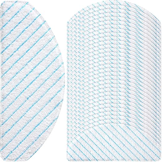 Chengu 100 Packs Vacuums Floor Cleaning Machines Disposable Mop Pads Replacement Mopping Cloths Pads Compatible with T9 /T9+ /T8+ /T8 Aivi /N8 Pro /N8 Pro+ Robot Vacuum Cleaner