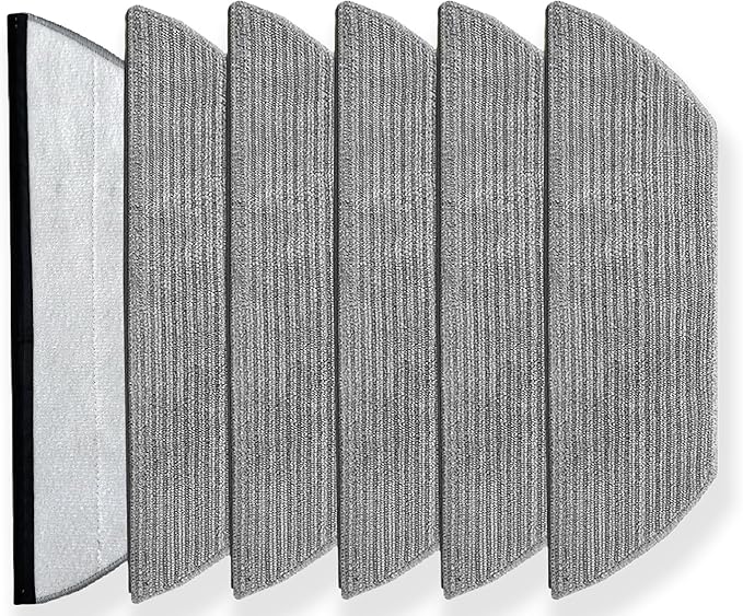 Replacement Mop Pads Compatible with Shark AV2800ZE RV2820YE RV2820ZE AV2820S AV2820AE RV2800AE RV2800S PowerDetect Never Touch Pro Robot Vacuum,Washable Reusable Replacement Microfiber Soft Mop Pads
