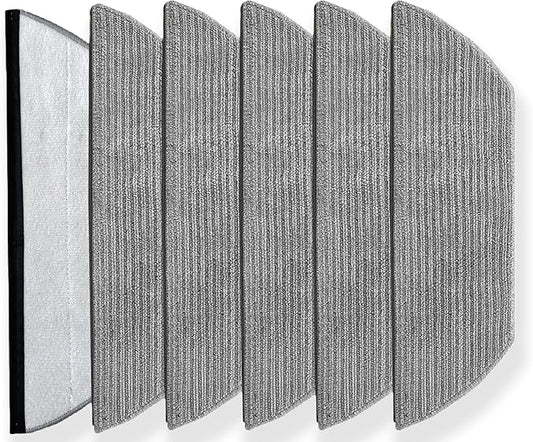 Replacement Mop Pads Compatible with Shark AV2800ZE RV2820YE RV2820ZE AV2820S AV2820AE RV2800AE RV2800S PowerDetect Never Touch Pro Robot Vacuum,Washable Reusable Replacement Microfiber Soft Mop Pads