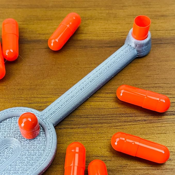 Single Capsule Scoop - Size 5 - A Tool for Weighing and Filling Capsules (Filling Tool for Empty Pill Capsules Filler, Capsules Size # 000 00 0 1 2 3 4 5 (5 Capsule Size), Various