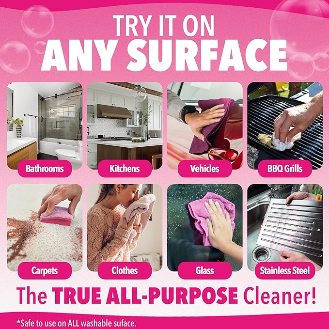 Quick 'n Brite Liquid Cleaner, True All Purpose Cleaner, 128 oz Cleaning Concentrate