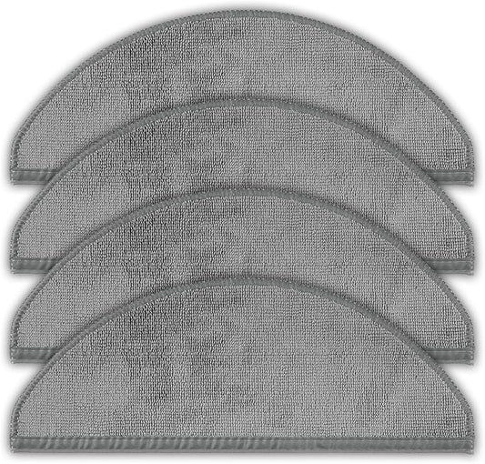 (4 Pack) Q10X5/ Q10X5+ Mop Pads Compatible with Roborock Q10 X5, Q10 X5+ Robot Vacuum Cleaner, Washable Mop Cloth Accessories Kit, Q10X5/ Q10X5+ Mop Pad Refill, Replacement Parts