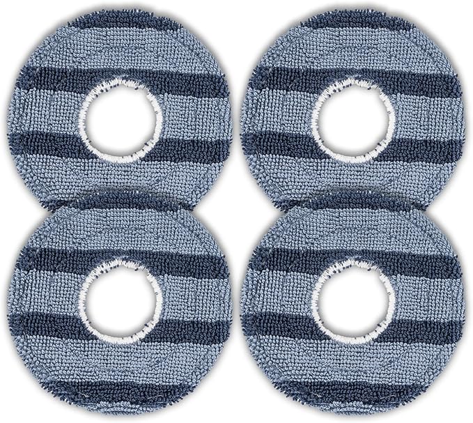 (4 Pack) C20 Omni Mop Pads Compatible with Eufy C20 Omni Robot Vacuum Cleaner, Washable Mop Cloth Accessories Kit, Omni C20 Mopping Pad Refill, Replacement Parts
