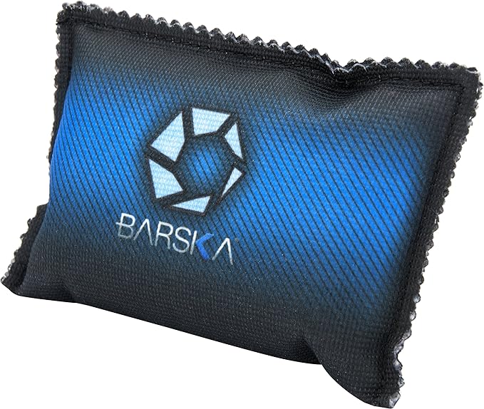 BARSKA Rechargeable Desiccant Dehumidifier - Safe Moisture Absorber for Home Closets, Gun Safes, Basement, Garage, Cars - Microwaveable - Portable Blue Dehumidifying Solution