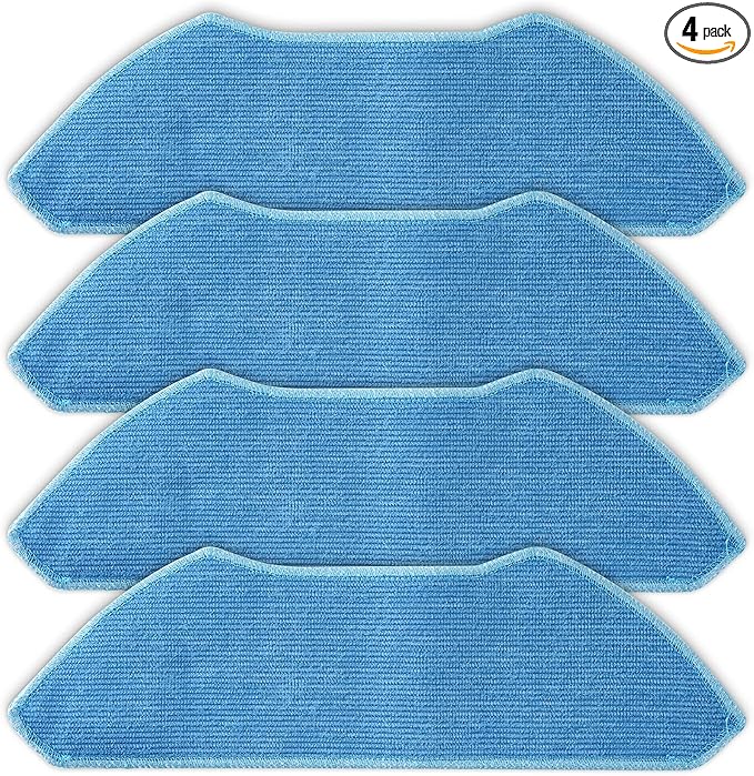 (4 Pack) M2 Pro Replacement Mop Pads Compatible with Lefant M2 Pro/ M2S Pro/ M1 Robot Vacuum Cleaner, Mop Cloths Accessories