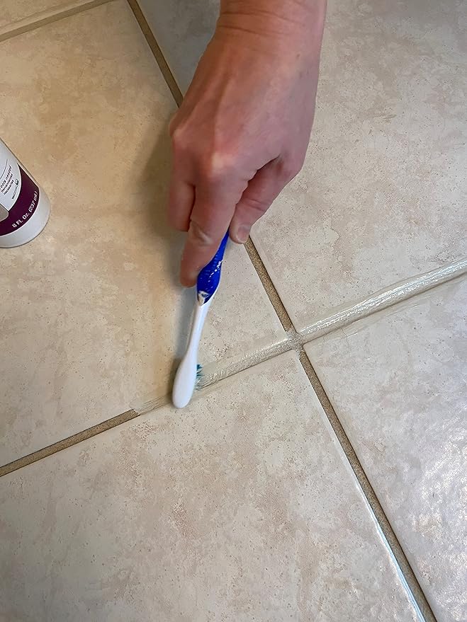 TEC Grout Colorant - Refresh and Seal or Change Grout Joint Color | A Faster and Easier Alternative to Regrouting Tile | 8 oz. Application Covers up to 350 sq. ft. - 945 Light Buff