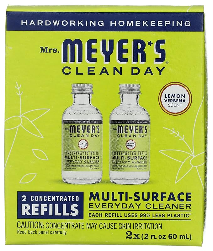 MRS MEYER'S Lemon Verbena Multi Surface Cleaner Refill, 4 FZ