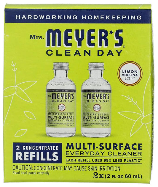 MRS MEYER'S Lemon Verbena Multi Surface Cleaner Refill, 4 FZ