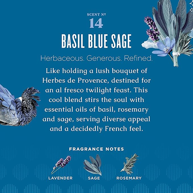 Caldrea Linen and Room Spray Air Freshener, Made with Essential Oils, Plant-Derived and Other Thoughtfully Chosen Ingredients, Basil Blue Sage Scent, 16 oz