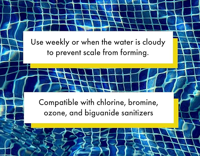 Spa & Hot Tub Scale Remover - Quart - Hot Tub & Spa Descaler, Scale Stain & Lime Stain Remover