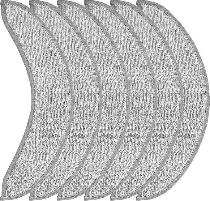 6 Pack Mop Pads Compatible with i-Robot Roomba Combo J7+ J9+ Robot Vacuum Replacement Mopping Pads Accessory Parts