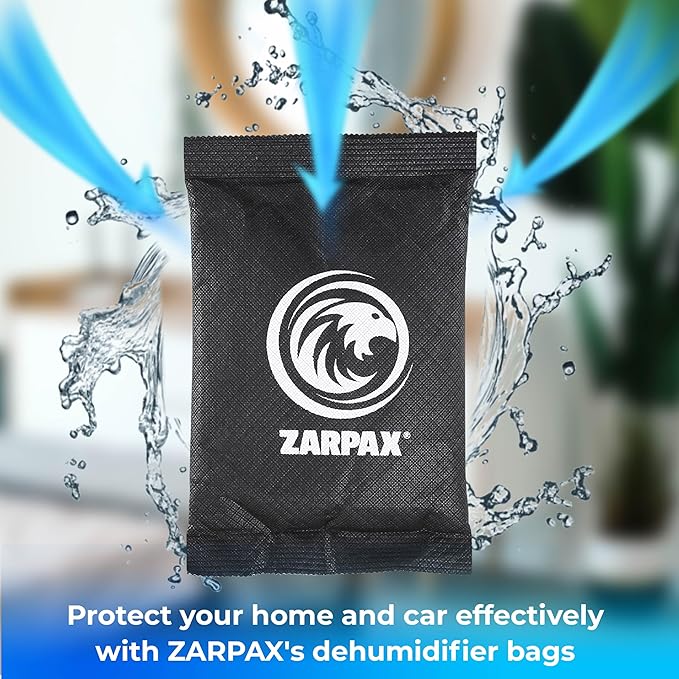 Dehumidifier Bags 18 oz/500g Pack of 2 - Rechargeable Moisture Absorber Bag - Car Dehumidifier, Storage, Gun Safe - Removes Excess Humidity - Microwave Reusable Desiccant