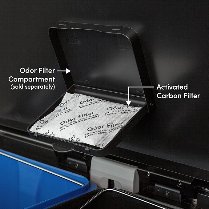 QUALIAZERO Natural Activated Carbon Charcoal Odor Absorber Filter | Eliminator Deodorizer Air Purifying Freshener Refill Bag | For Trash Can, Fridge, Shoes, etc.. | Made with Coconut Shell (9 PACK)